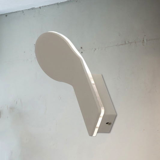 Bend Wall Light Sconce Modern Style Aluminum LED White Finish Wall Lamp in White/Natural/Warm Lighting Clearhalo 'Cast Iron' 'Glass' 'Industrial' 'Modern wall lights' 'Modern' 'Tiffany' 'Traditional wall lights' 'Wall Lamps & Sconces' 'Wall Lights' Lighting' 767895
