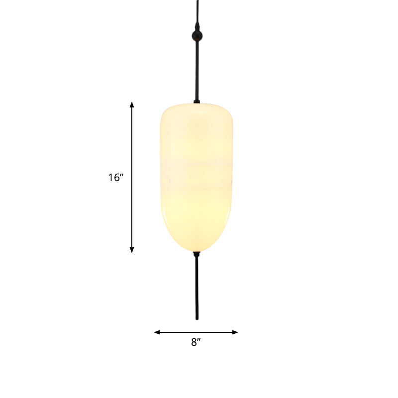 Teardrop/Drum/Cylinder Cluster Pendant Modernist Blue/White Glass 1/3 Lights Dining Room Hanging Light Fixture Clearhalo 'Ceiling Lights' 'Glass shade' 'Glass' 'Modern Pendants' 'Modern' 'Pendant Lights' 'Pendants' Lighting' 768006