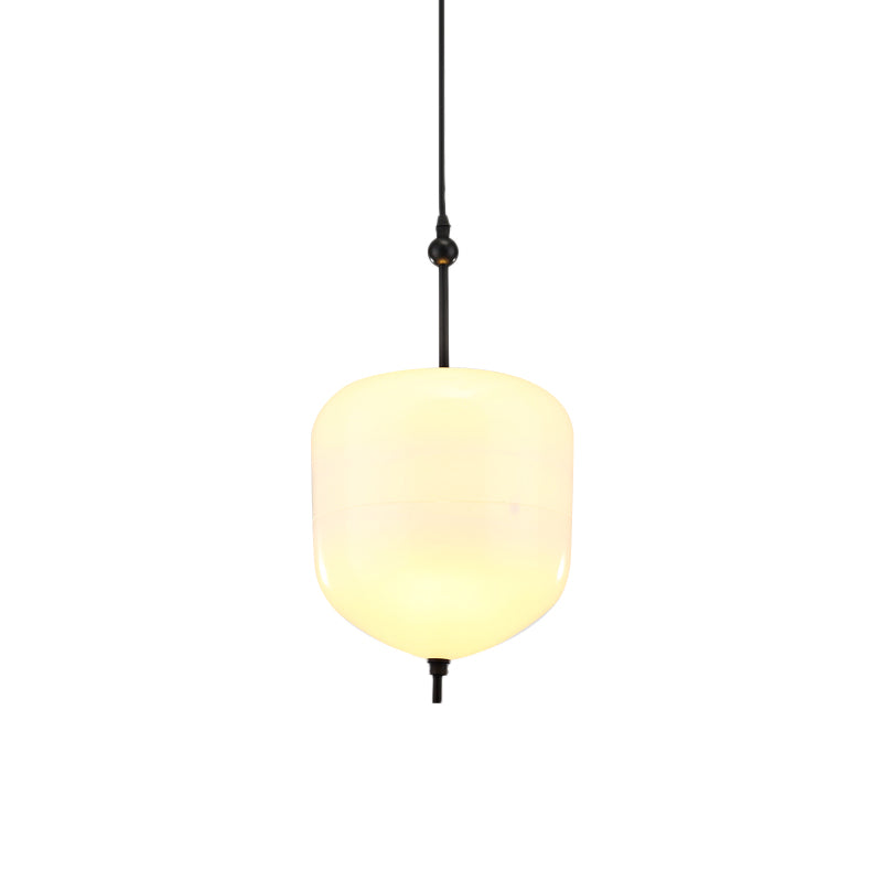 Teardrop/Drum/Cylinder Cluster Pendant Modernist Blue/White Glass 1/3 Lights Dining Room Hanging Light Fixture Clearhalo 'Ceiling Lights' 'Glass shade' 'Glass' 'Modern Pendants' 'Modern' 'Pendant Lights' 'Pendants' Lighting' 768015