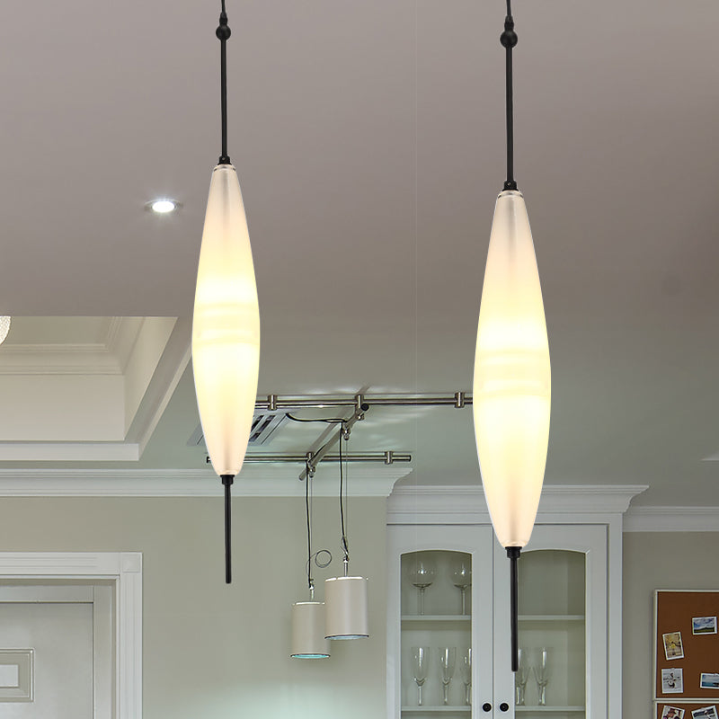 Teardrop/Drum/Cylinder Cluster Pendant Modernist Blue/White Glass 1/3 Lights Dining Room Hanging Light Fixture Clearhalo 'Ceiling Lights' 'Glass shade' 'Glass' 'Modern Pendants' 'Modern' 'Pendant Lights' 'Pendants' Lighting' 768019