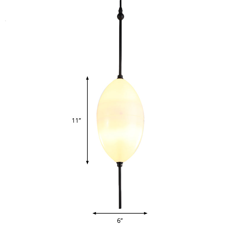 Teardrop/Drum/Cylinder Cluster Pendant Modernist Blue/White Glass 1/3 Lights Dining Room Hanging Light Fixture Clearhalo 'Ceiling Lights' 'Glass shade' 'Glass' 'Modern Pendants' 'Modern' 'Pendant Lights' 'Pendants' Lighting' 768026