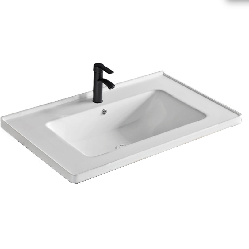 Single Modern Bath Vanity Wall Mount Metal Base Rectangular Bathroom Vanity Clearhalo 'Bathroom Remodel & Bathroom Fixtures' 'Bathroom Vanities' 'bathroom_vanities' 'Home Improvement' 'home_improvement' 'home_improvement_bathroom_vanities' 7692328