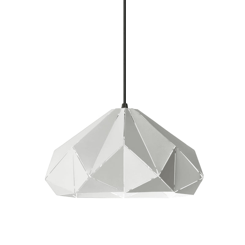 Origami Metal Hanging Pendant Light Contemporary 1 Light Blue/Pink/Yellow Ceiling Light Clearhalo 'Ceiling Lights' 'Modern Pendants' 'Modern' 'Pendant Lights' 'Pendants' Lighting' 769763