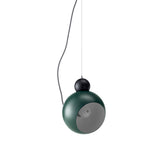 Nordic Stylish Domed Hanging Pendant Lamp Metal 1 Light Living Room Ceiling Lighting in Green/White Green Clearhalo 'Ceiling Lights' 'Modern Pendants' 'Modern' 'Pendant Lights' 'Pendants' Lighting' 770035