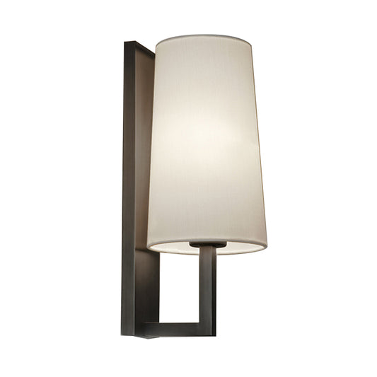 Contemporary Cone Wall Mount Light Fabric 1 Light Wall Sconce Lighting in Chrome for Bedside Clearhalo 'Modern wall lights' 'Modern' 'Wall Lamps & Sconces' 'Wall Lights' Lighting' 770540