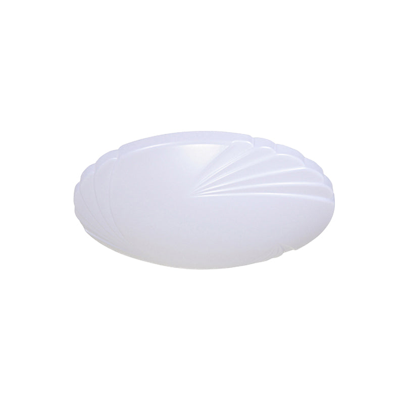 7.5"/9"/12" Dia Minimalist Acrylic Shade Flush Mount Lighting White LED Ceiling Flush Mount for Bedroom Clearhalo 'Ceiling Lights' 'Close To Ceiling Lights' 'Close to ceiling' 'Flush mount' Lighting' 771175