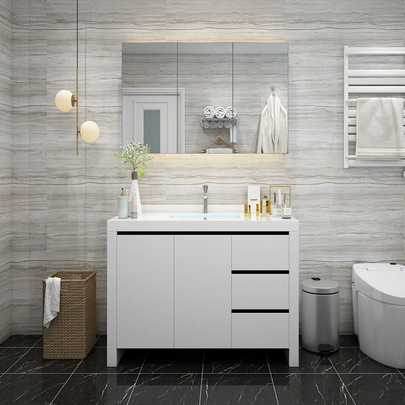 Modern White Wood Sink Vanity Faucet Included with Mirror for Bathroom Vanity & Faucet & Mirror Cabinet https://res.litfad.com/site/img/item/2023/03/24/7712275/1200x1200.jpg Clearhalo 'Bathroom Remodel & Bathroom Fixtures' 'Bathroom Vanities' 'bathroom_vanities' 'Home Improvement' 'home_improvement' 'home_improvement_bathroom_vanities' 7712275