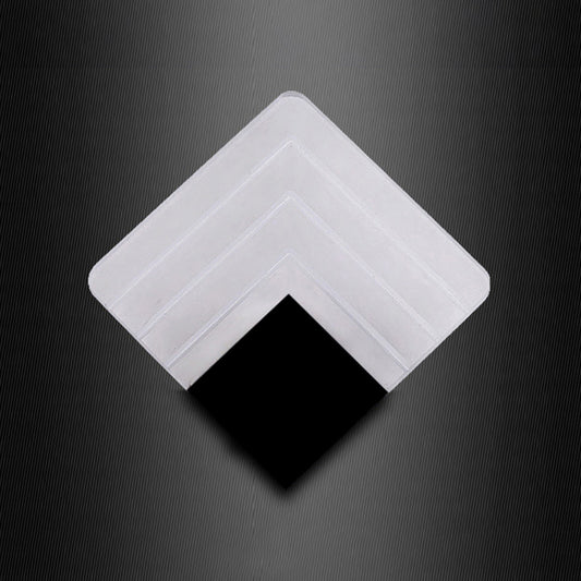 5.5"/8" Wide Square LED Wall Sconce Simplicity Acrylic LED Aged Silver/Black Wall Light Sconce Clearhalo 'Modern wall lights' 'Modern' 'Wall Lamps & Sconces' 'Wall Lights' Lighting' 771828
