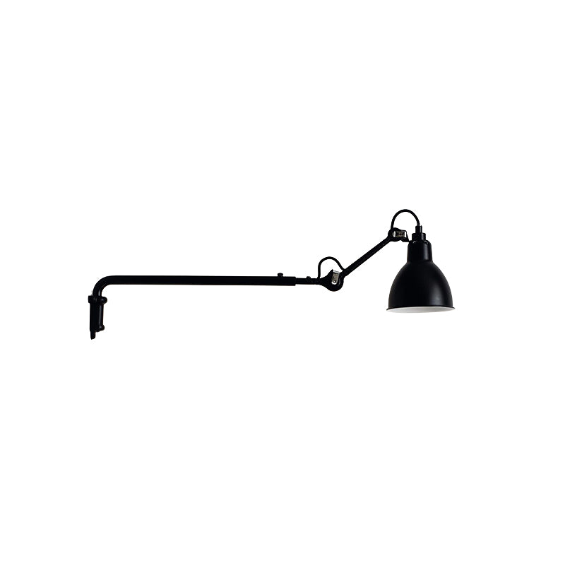 Metallic Bowl Shaped Wall Sconce Modernist Style 1 Light Black/White Sconce Lighting Fixture for Bedroom Clearhalo 'Cast Iron' 'Glass' 'Industrial' 'Modern wall lights' 'Modern' 'Tiffany' 'Traditional wall lights' 'Wall Lamps & Sconces' 'Wall Lights' Lighting' 772112