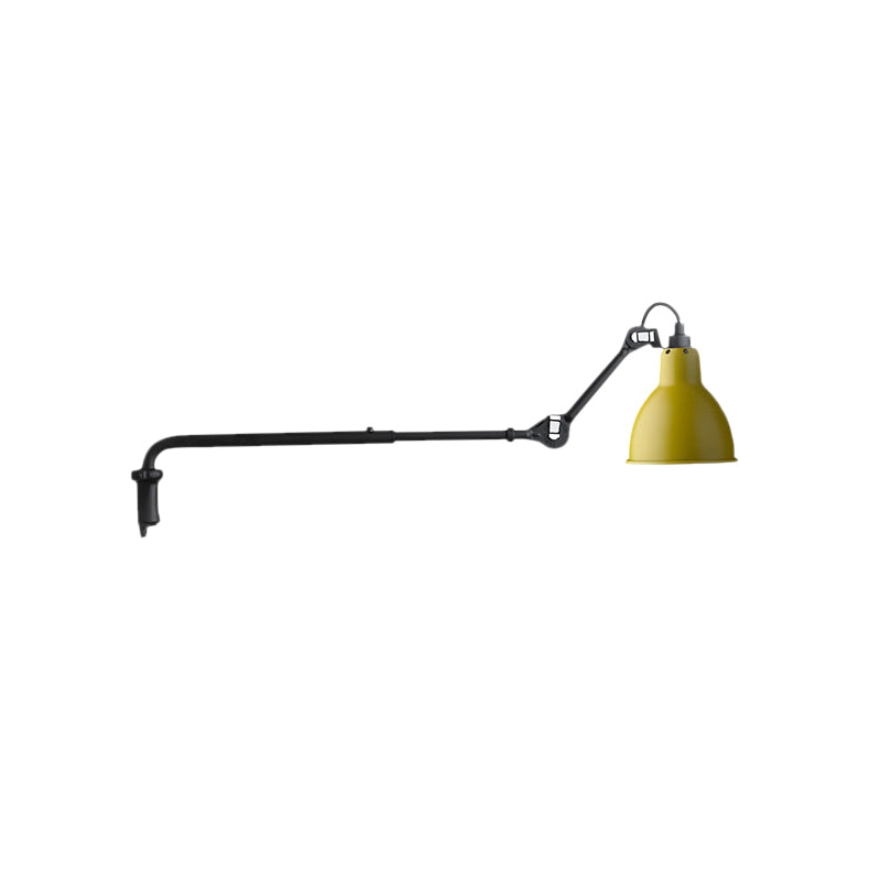 Metallic Bowl Shaped Wall Sconce Modernist Style 1 Light Black/White Sconce Lighting Fixture for Bedroom Clearhalo 'Cast Iron' 'Glass' 'Industrial' 'Modern wall lights' 'Modern' 'Tiffany' 'Traditional wall lights' 'Wall Lamps & Sconces' 'Wall Lights' Lighting' 772129