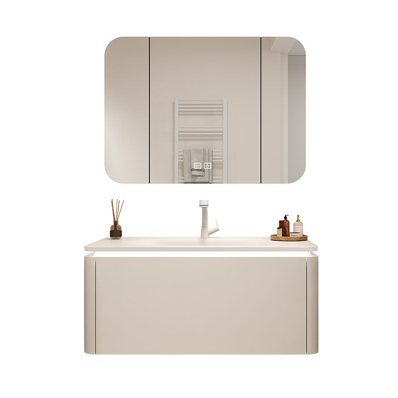 Wall Mount Faucet Included Bathroom Sink Vanity with Mirror Sink Clearhalo 'Bathroom Remodel & Bathroom Fixtures' 'Bathroom Vanities' 'bathroom_vanities' 'Home Improvement' 'home_improvement' 'home_improvement_bathroom_vanities' 7725001