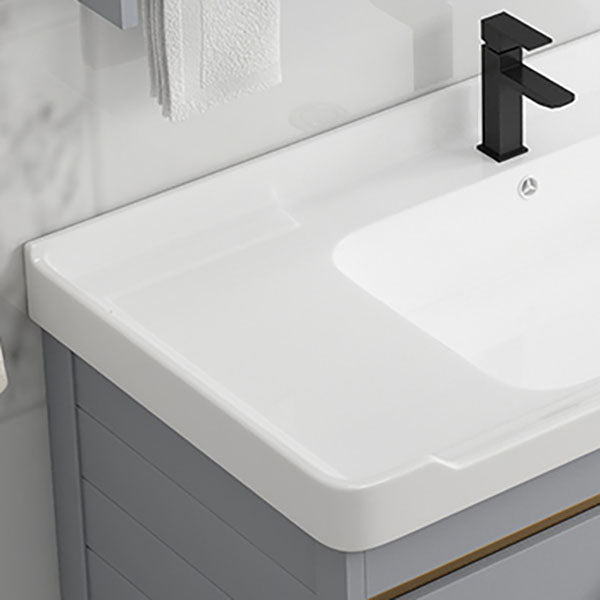 Modern Grey Wall Mount Bathroom Sink Vanity with Faucet Sink Clearhalo 'Bathroom Remodel & Bathroom Fixtures' 'Bathroom Vanities' 'bathroom_vanities' 'Home Improvement' 'home_improvement' 'home_improvement_bathroom_vanities' 7737665