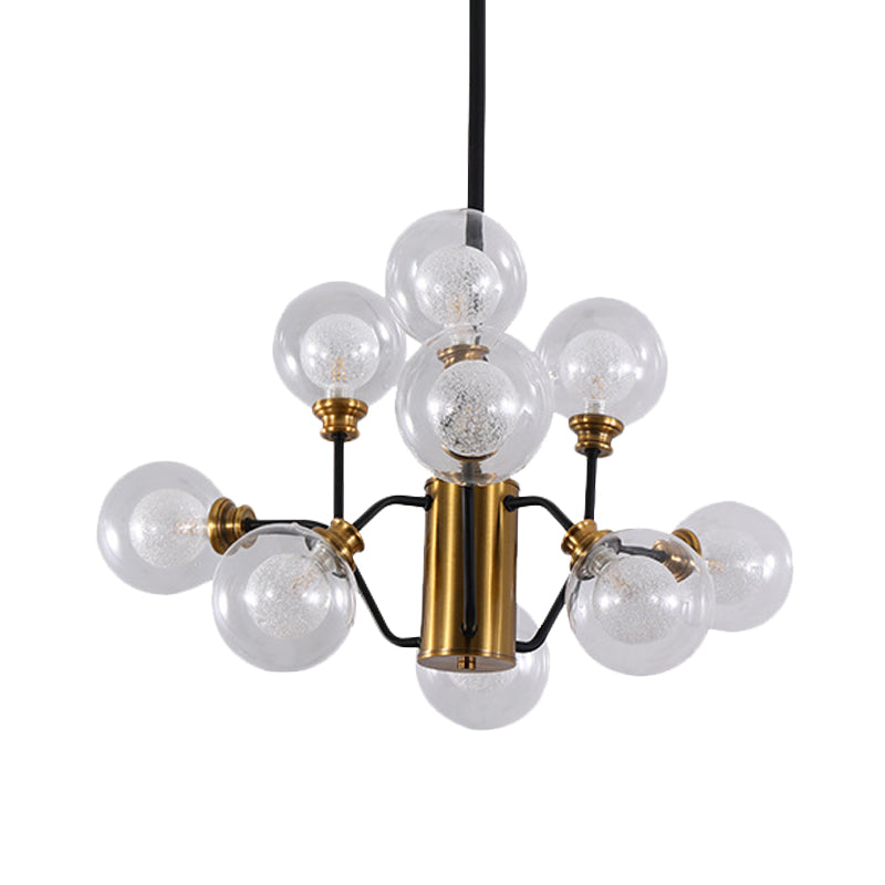 Modo Dining Table Pendant Light Metal Contemporary Chandelier in Gold & Black Clearhalo 'Ceiling Lights' 'Chandeliers' 'Modern Chandeliers' 'Modern' Lighting' 774491