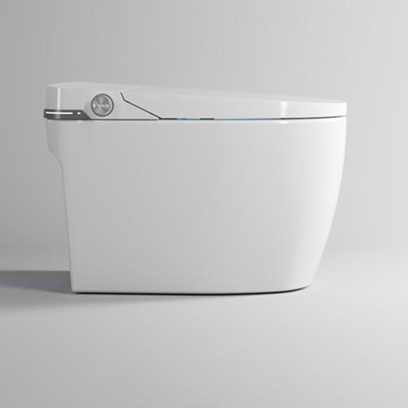 15.9" W Antimicrobial Ceramic Floor Mount Bidet with Warm Air Dryer Clearhalo 'Bathroom Remodel & Bathroom Fixtures' 'Bidets' 'Home Improvement' 'home_improvement' 'home_improvement_bidets' 'Toilets & Bidets' 7758151