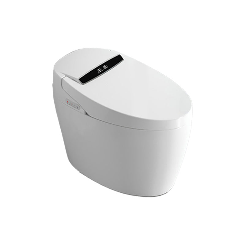 20" H White Finish Smart Toilet Seat Bidet of Vitreous China Bidets Clearhalo 'Bathroom Remodel & Bathroom Fixtures' 'Bidets' 'Home Improvement' 'home_improvement' 'home_improvement_bidets' 'Toilets & Bidets' 7758199