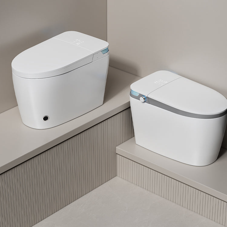 Elongated Ceramic Contemporary with Heated Seat Floor Standing Bidet Clearhalo 'Bathroom Remodel & Bathroom Fixtures' 'Bidets' 'Home Improvement' 'home_improvement' 'home_improvement_bidets' 'Toilets & Bidets' 7758346