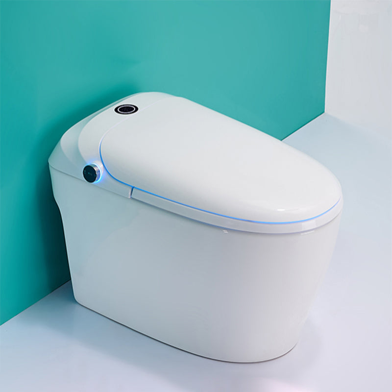 Floor Mount Bidet Elongated with Heated Seat Ceramic Contemporary Yes Clearhalo 'Bathroom Remodel & Bathroom Fixtures' 'Bidets' 'Home Improvement' 'home_improvement' 'home_improvement_bidets' 'Toilets & Bidets' 7758434