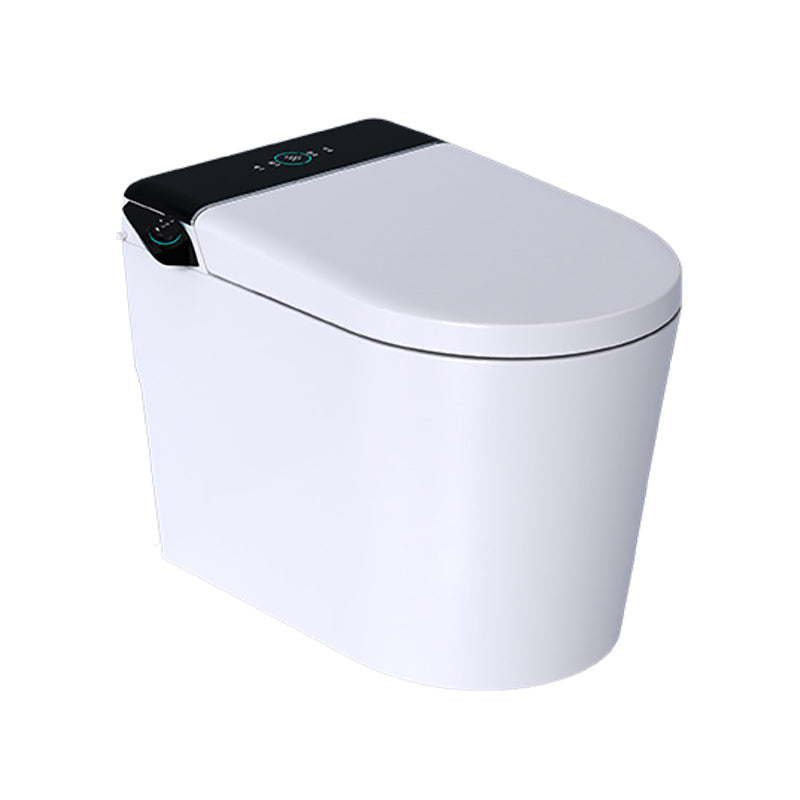 Floor Standing Bidet White Elongated with Heated Seat Temperature Control Clearhalo 'Bathroom Remodel & Bathroom Fixtures' 'Bidets' 'Home Improvement' 'home_improvement' 'home_improvement_bidets' 'Toilets & Bidets' 7758519