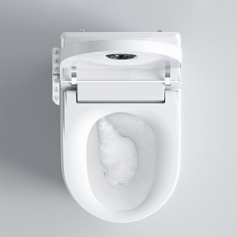 Ceramic Contemporary Foot Sensor Elongated Heated Seat Floor Standing Bidet Clearhalo 'Bathroom Remodel & Bathroom Fixtures' 'Bidets' 'Home Improvement' 'home_improvement' 'home_improvement_bidets' 'Toilets & Bidets' 7758579