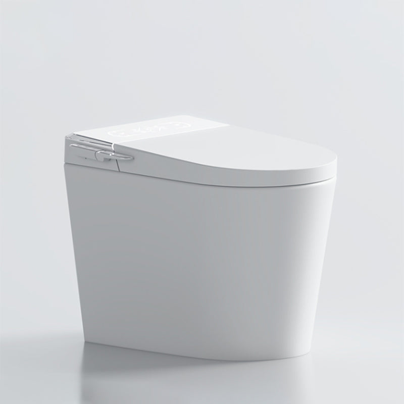Ceramic Contemporary Foot Sensor Elongated Heated Seat Floor Standing Bidet Clearhalo 'Bathroom Remodel & Bathroom Fixtures' 'Bidets' 'Home Improvement' 'home_improvement' 'home_improvement_bidets' 'Toilets & Bidets' 7758580