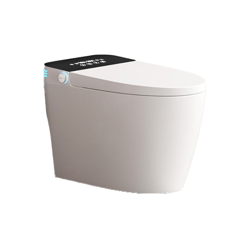 Ceramic Contemporary Heated Seat Foot Sensor Floor Mount Bidet Clearhalo 'Bathroom Remodel & Bathroom Fixtures' 'Bidets' 'Home Improvement' 'home_improvement' 'home_improvement_bidets' 'Toilets & Bidets' 7758645