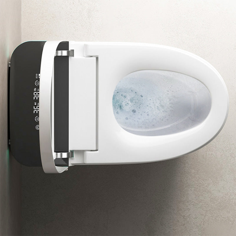 Ceramic Contemporary Heated Seat Foot Sensor Floor Mount Bidet Clearhalo 'Bathroom Remodel & Bathroom Fixtures' 'Bidets' 'Home Improvement' 'home_improvement' 'home_improvement_bidets' 'Toilets & Bidets' 7758648
