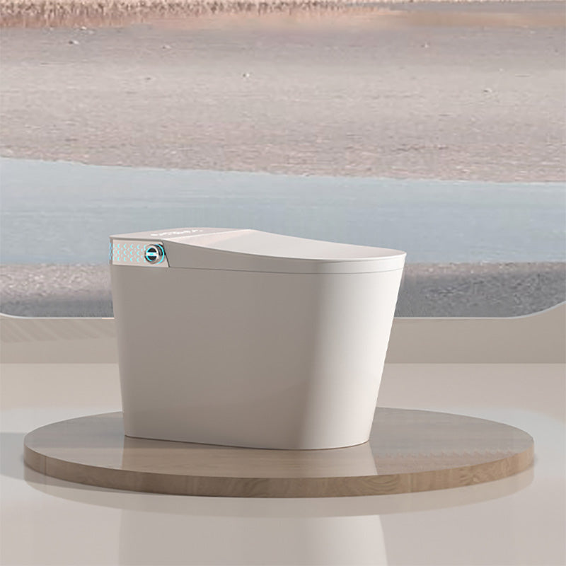 Floor Standing Bidet Ceramic Contemporary White Elongated Foot Sensor Clearhalo 'Bathroom Remodel & Bathroom Fixtures' 'Bidets' 'Home Improvement' 'home_improvement' 'home_improvement_bidets' 'Toilets & Bidets' 7758766