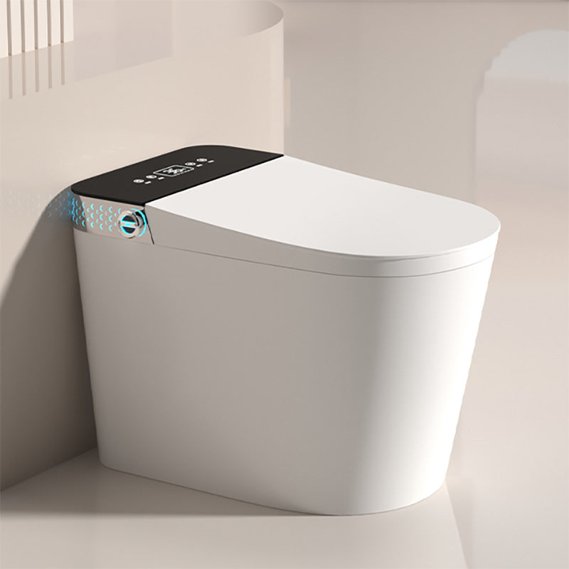 Floor Standing Bidet Ceramic Contemporary White Elongated Foot Sensor Clearhalo 'Bathroom Remodel & Bathroom Fixtures' 'Bidets' 'Home Improvement' 'home_improvement' 'home_improvement_bidets' 'Toilets & Bidets' 7758771