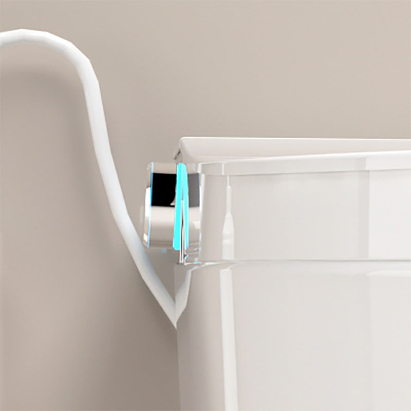 Floor Standing Bidet Ceramic Contemporary White Elongated Foot Sensor Clearhalo 'Bathroom Remodel & Bathroom Fixtures' 'Bidets' 'Home Improvement' 'home_improvement' 'home_improvement_bidets' 'Toilets & Bidets' 7758780