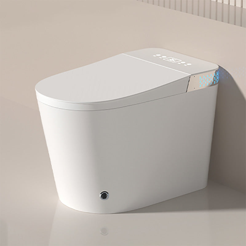 Floor Standing Bidet Ceramic Contemporary White Elongated Foot Sensor Clearhalo 'Bathroom Remodel & Bathroom Fixtures' 'Bidets' 'Home Improvement' 'home_improvement' 'home_improvement_bidets' 'Toilets & Bidets' 7758782