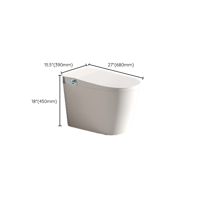 Floor Standing Bidet Ceramic Contemporary White Elongated Foot Sensor Clearhalo 'Bathroom Remodel & Bathroom Fixtures' 'Bidets' 'Home Improvement' 'home_improvement' 'home_improvement_bidets' 'Toilets & Bidets' 7758784