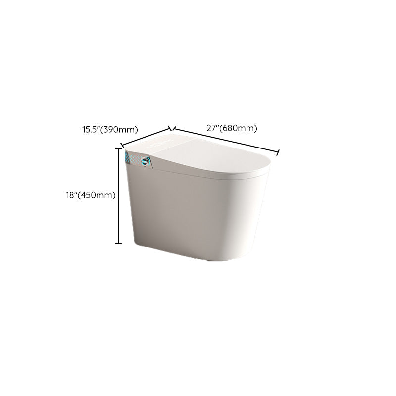 Floor Standing Bidet Ceramic Contemporary White Elongated Foot Sensor Clearhalo 'Bathroom Remodel & Bathroom Fixtures' 'Bidets' 'Home Improvement' 'home_improvement' 'home_improvement_bidets' 'Toilets & Bidets' 7758785