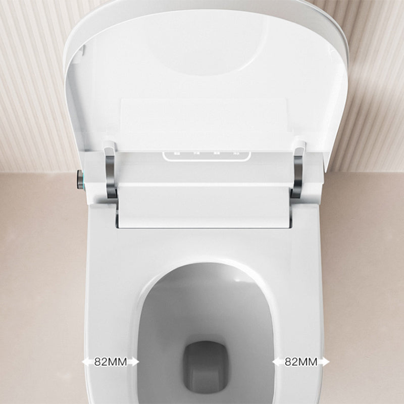 Ceramic Contemporary Elongated White Foot Sensor with Unlimited Warm Water Floor Standing Bidet Clearhalo 'Bathroom Remodel & Bathroom Fixtures' 'Bidets' 'Home Improvement' 'home_improvement' 'home_improvement_bidets' 'Toilets & Bidets' 7758806
