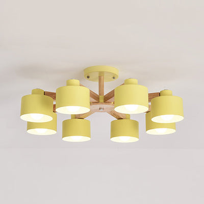 Metal Lampshade Bell Shade Chandelier Ceiling Light Modern Iron Suspension Light Clearhalo 'Ceiling Lights' 'Chandeliers' Lighting' options 77656