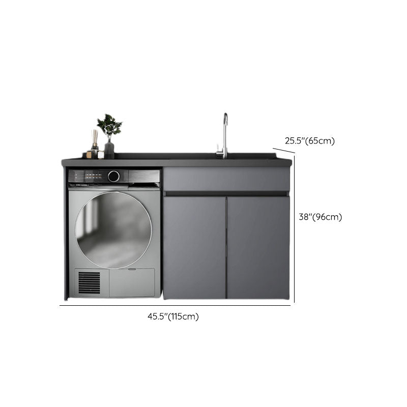 Modern Freestanding Sink Included Bathroom Sink Vanity with Faucet Clearhalo 'Bathroom Remodel & Bathroom Fixtures' 'Bathroom Vanities' 'bathroom_vanities' 'Home Improvement' 'home_improvement' 'home_improvement_bathroom_vanities' 7800543