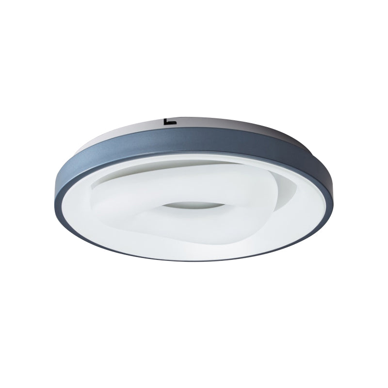 Macaron LED Ceiling Lighting Acrylic Blue-White Bubble/Round/Triangle Flush Mount Lamp with Acrylic Shade Clearhalo 'Ceiling Lights' 'Close To Ceiling Lights' 'Close to ceiling' 'Flush mount' Lighting' 781305