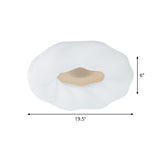 Donut LED Ceiling Light Fixture Simple Acrylic Bedroom Flush Mount Recessed Lighting in White Clearhalo 'Ceiling Lights' 'Close To Ceiling Lights' 'Close to ceiling' 'Flush mount' Lighting' 781322