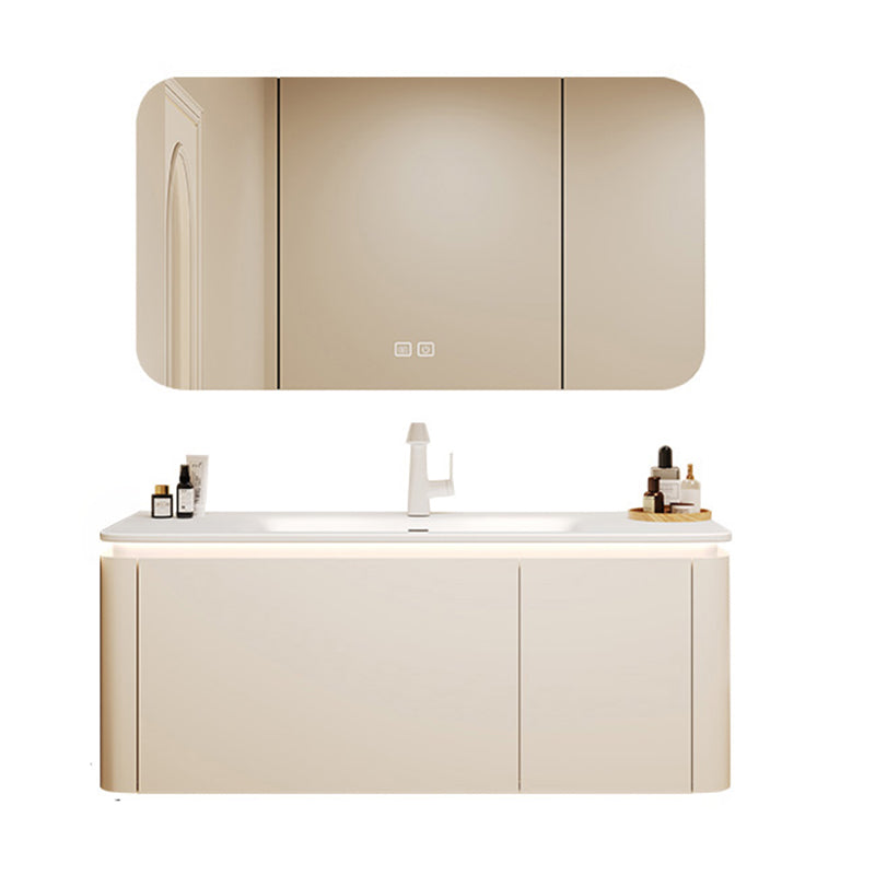 Wall Mount Sink Included Sink Vanity with Faucet Mirror for Bathroom Clearhalo 'Bathroom Remodel & Bathroom Fixtures' 'Bathroom Vanities' 'bathroom_vanities' 'Home Improvement' 'home_improvement' 'home_improvement_bathroom_vanities' 7833146