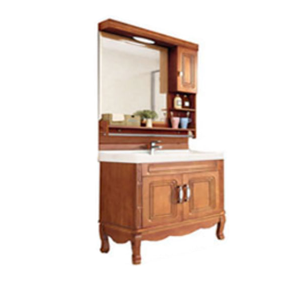 Traditional Freestanding Bathroom Vanity Set Wood Sink Vanity with Mirror Vanity & Faucet & Mirror Cabinet https://res.litfad.com/site/img/item/2023/03/15/7846714/1200x1200.jpg Clearhalo 'Bathroom Remodel & Bathroom Fixtures' 'Bathroom Vanities' 'bathroom_vanities' 'Home Improvement' 'home_improvement' 'home_improvement_bathroom_vanities' 7846714