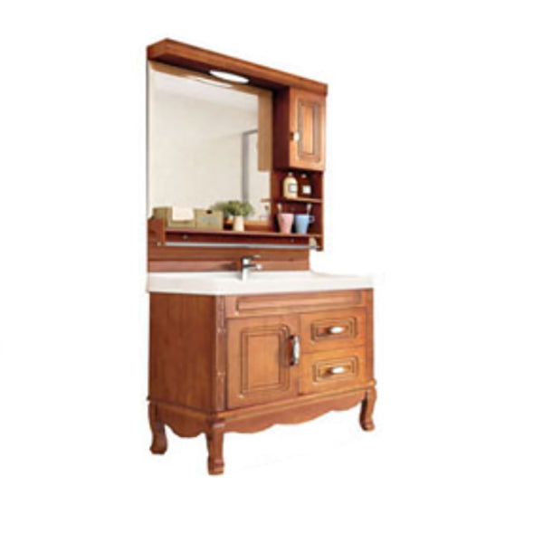 Traditional Freestanding Bathroom Vanity Set Wood Sink Vanity with Mirror Vanity & Faucet & Mirror Cabinet https://res.litfad.com/site/img/item/2023/03/15/7846716/1200x1200.jpg Clearhalo 'Bathroom Remodel & Bathroom Fixtures' 'Bathroom Vanities' 'bathroom_vanities' 'Home Improvement' 'home_improvement' 'home_improvement_bathroom_vanities' 7846716