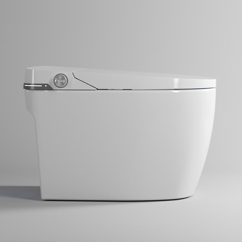 Ceramic White Floor Mount Bidet with Heated Seat Elongated Remote Control Included Clearhalo 'Bathroom Remodel & Bathroom Fixtures' 'Bidets' 'Home Improvement' 'home_improvement' 'home_improvement_bidets' 'Toilets & Bidets' 7877941