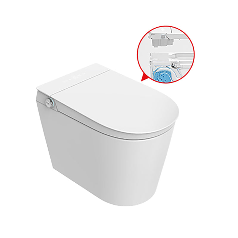 White Floor Mount Bidet Elongated Ceramic Remote Control Included White Clearhalo 'Bathroom Remodel & Bathroom Fixtures' 'Bidets' 'Home Improvement' 'home_improvement' 'home_improvement_bidets' 'Toilets & Bidets' 7877985