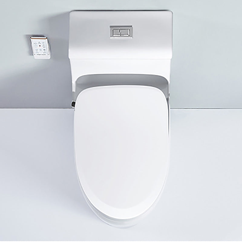 White Plastic Floor Standing Bidet with Temperature Control Elongated Contemporary Clearhalo 'Bathroom Remodel & Bathroom Fixtures' 'Bidets' 'Home Improvement' 'home_improvement' 'home_improvement_bidets' 'Toilets & Bidets' 7878051