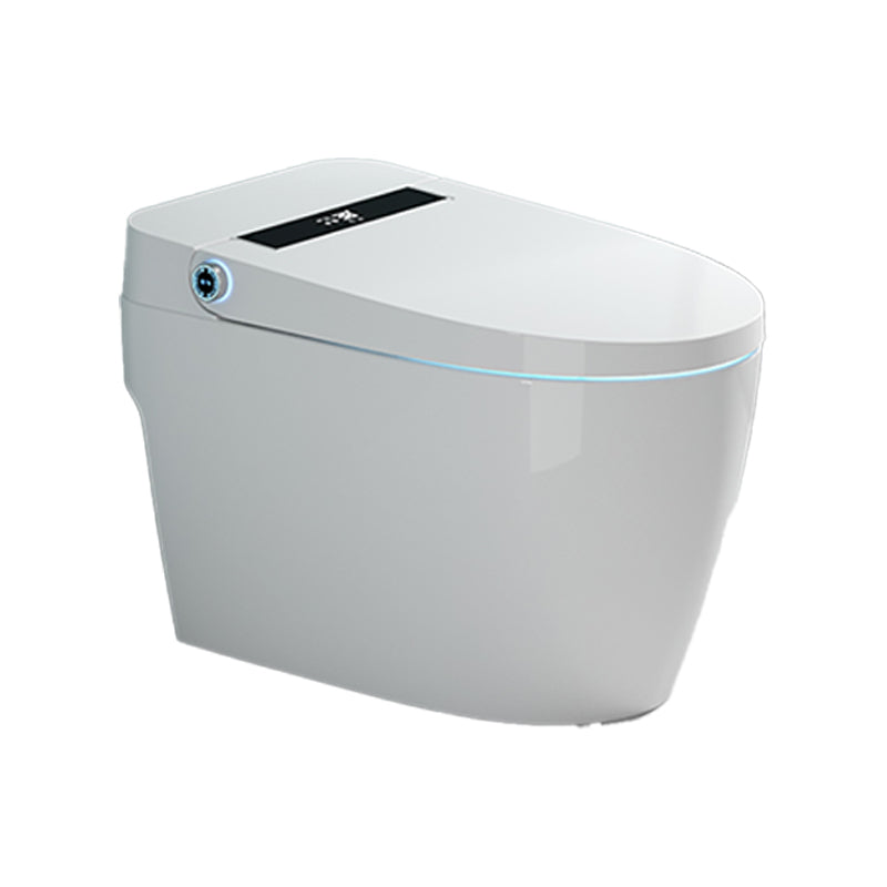 White Floor Standing Bidet with Wireless Remote Control Elongated Clearhalo 'Bathroom Remodel & Bathroom Fixtures' 'Bidets' 'Home Improvement' 'home_improvement' 'home_improvement_bidets' 'Toilets & Bidets' 7878118