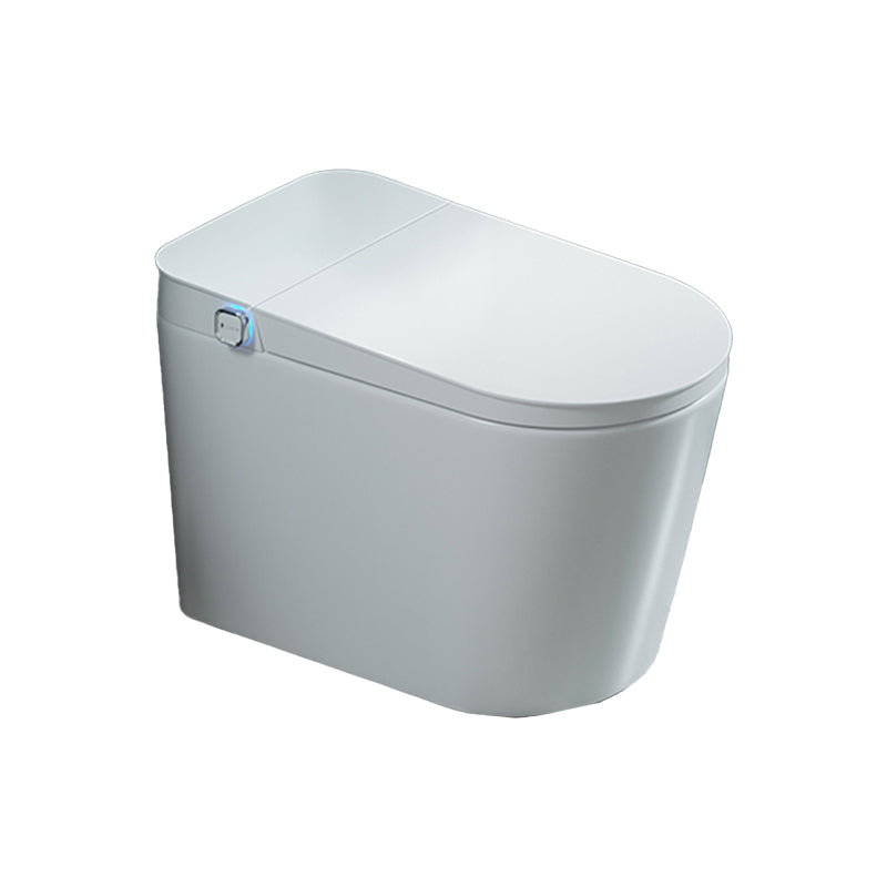 Elongated Floor Mount Bidet with Heated Seat White Ceramic Antimicrobial Manual Flip (Standard) Clearhalo 'Bathroom Remodel & Bathroom Fixtures' 'Bidets' 'Home Improvement' 'home_improvement' 'home_improvement_bidets' 'Toilets & Bidets' 7878213