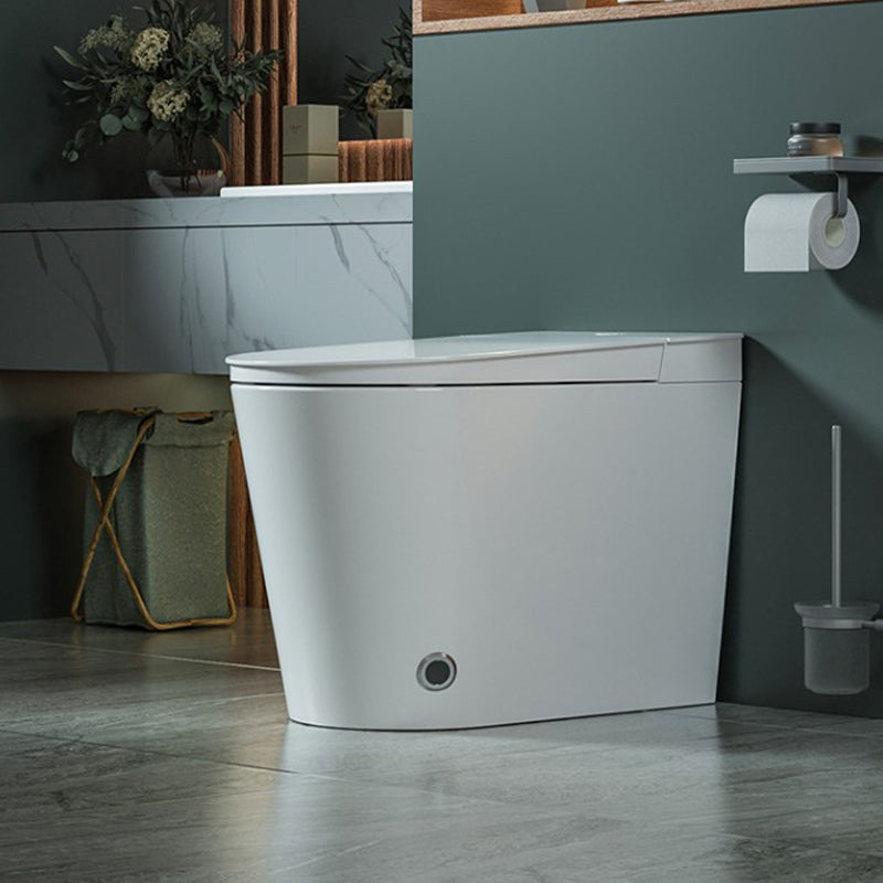 Elongated Floor Standing Bidet with Heated Seat White Stain Resistant Clearhalo 'Bathroom Remodel & Bathroom Fixtures' 'Bidets' 'Home Improvement' 'home_improvement' 'home_improvement_bidets' 'Toilets & Bidets' 7878270