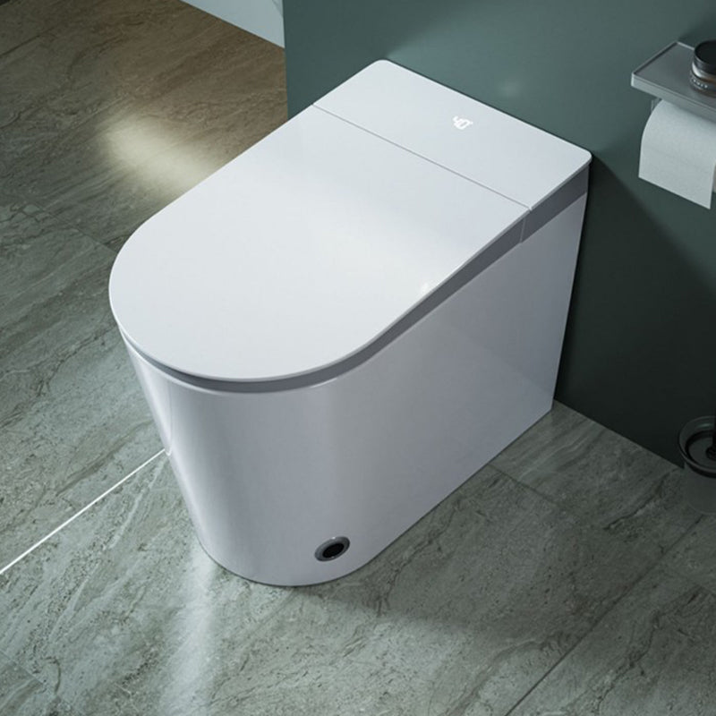 Elongated Floor Standing Bidet with Heated Seat White Stain Resistant Clearhalo 'Bathroom Remodel & Bathroom Fixtures' 'Bidets' 'Home Improvement' 'home_improvement' 'home_improvement_bidets' 'Toilets & Bidets' 7878275
