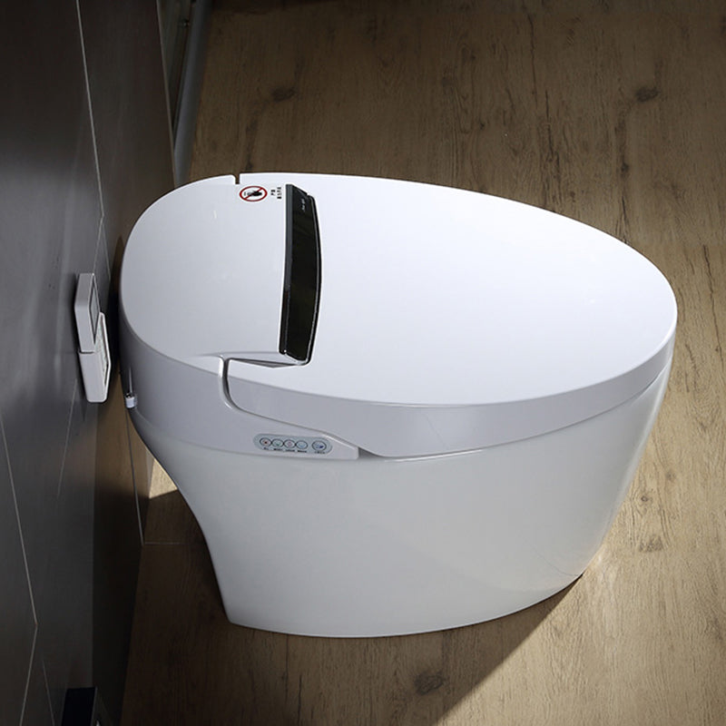 Elongated All-in-One Floor Standing Bidet with Unlimited Warm Water Clearhalo 'Bathroom Remodel & Bathroom Fixtures' 'Bidets' 'Home Improvement' 'home_improvement' 'home_improvement_bidets' 'Toilets & Bidets' 7878542