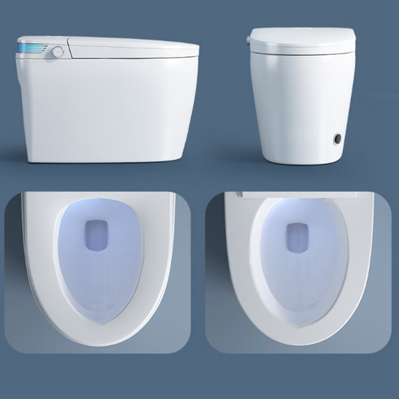 19.7" H Elongated Toilet Seat Bidet of Vitreous China with Heated Sea Clearhalo 'Bathroom Remodel & Bathroom Fixtures' 'Bidets' 'Home Improvement' 'home_improvement' 'home_improvement_bidets' 'Toilets & Bidets' 7878590