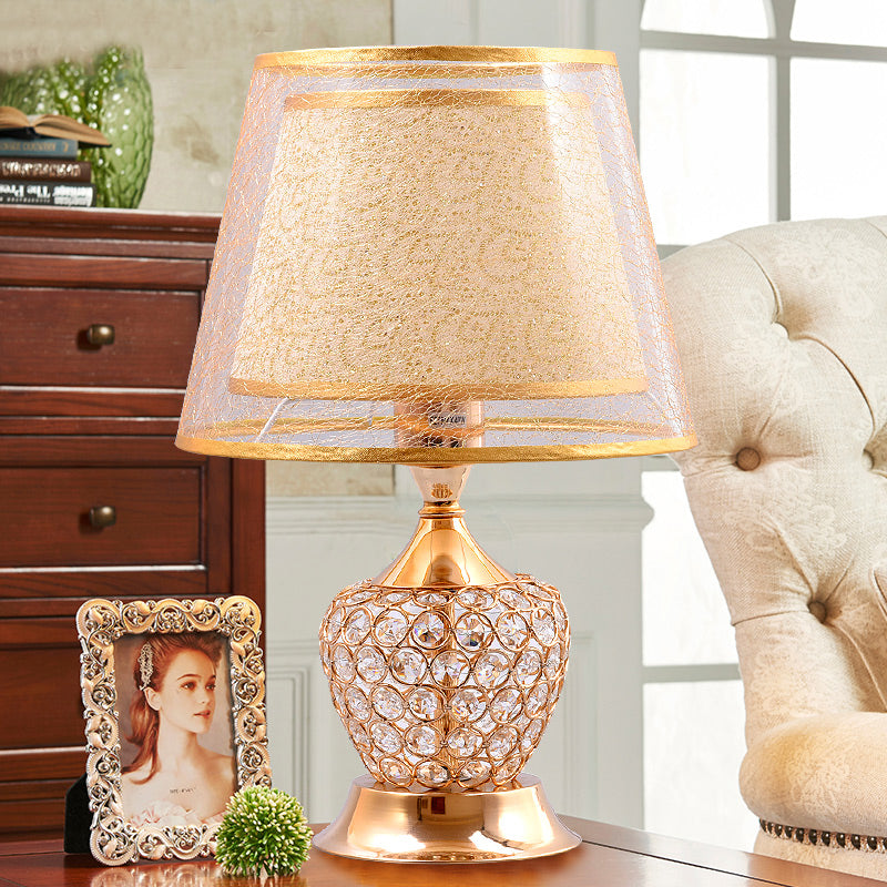 Red and deals gold table lamps